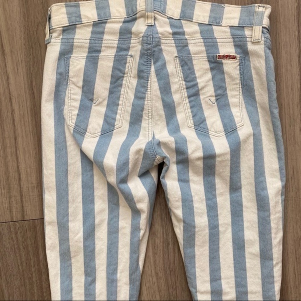 HUDSON JEANS 'Krista' Stripe Super Skinny … - Picture 9 of 11